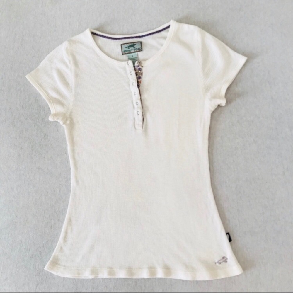 Horny Toad | Cotton Short Sleeve Henley Shirt